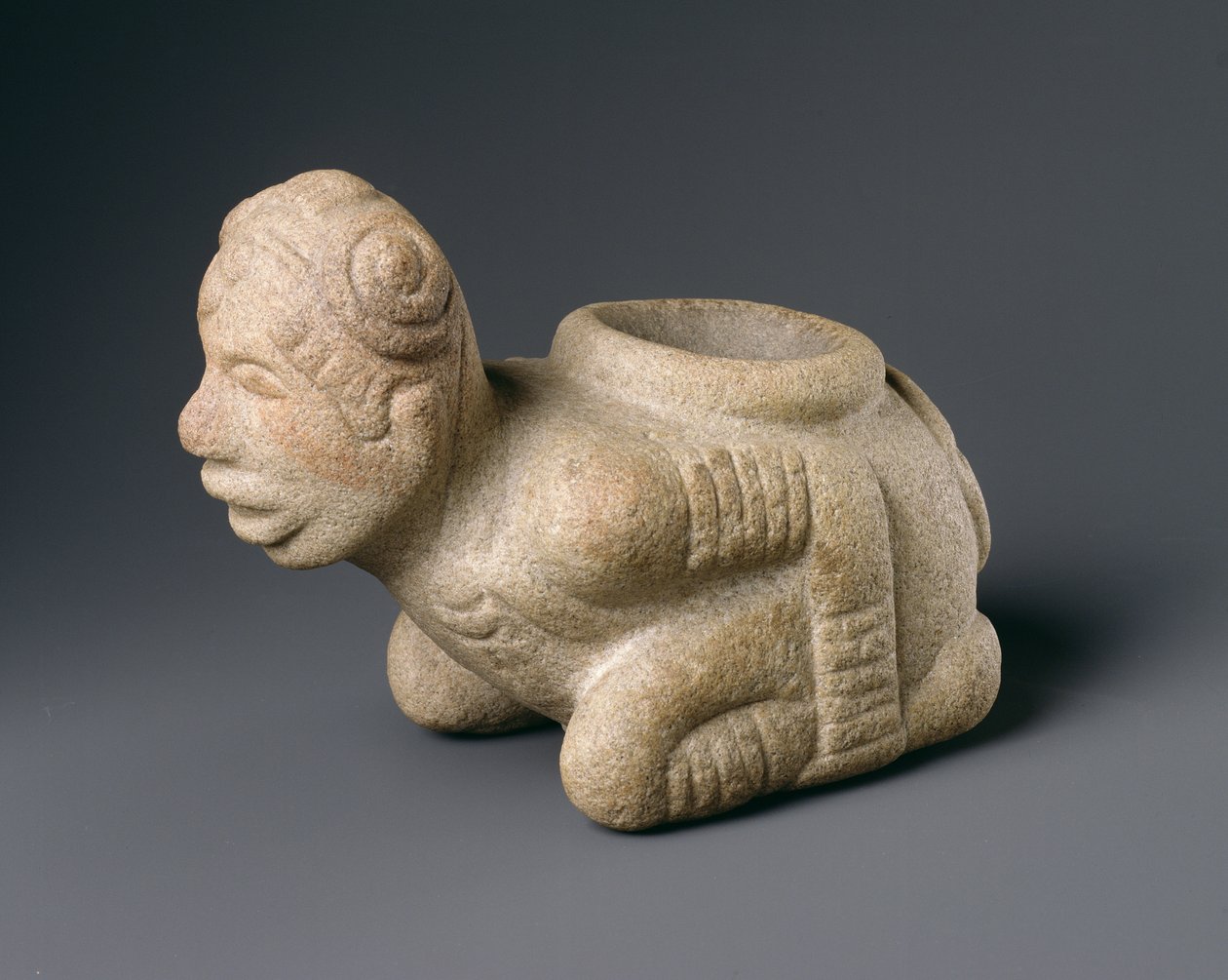 Térdelő rab Effigy Pipe, Mississippiből alkotó: American School