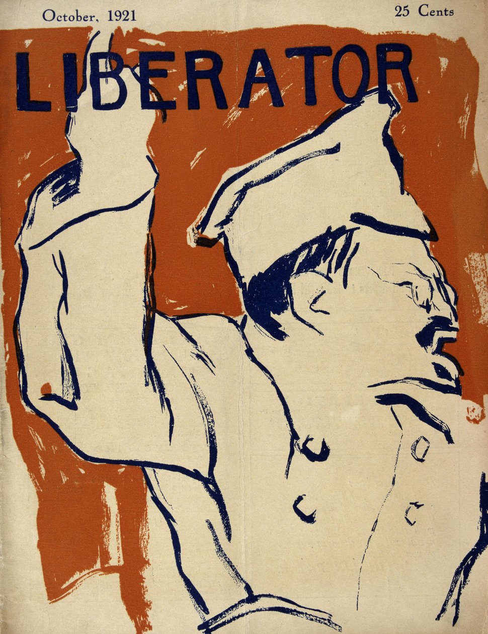 Leon Trockij (Trockij) (1879-1940) – a „Liberator”-ban 1921. okt. alkotó: American School