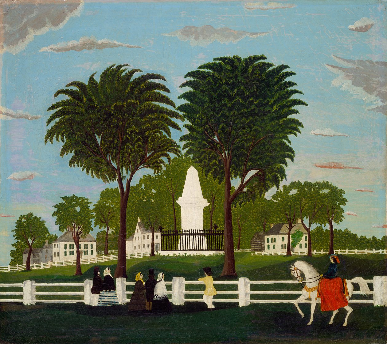 Lexington csata emlékműve, 1830 körül alkotó: American School