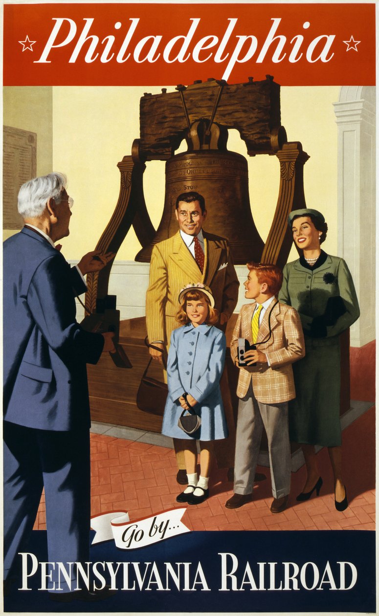 Liberty Bell utazási poszter alkotó: American School