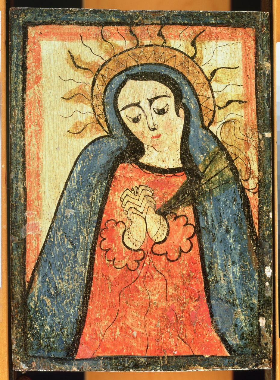 Madonna imában alkotó: American School