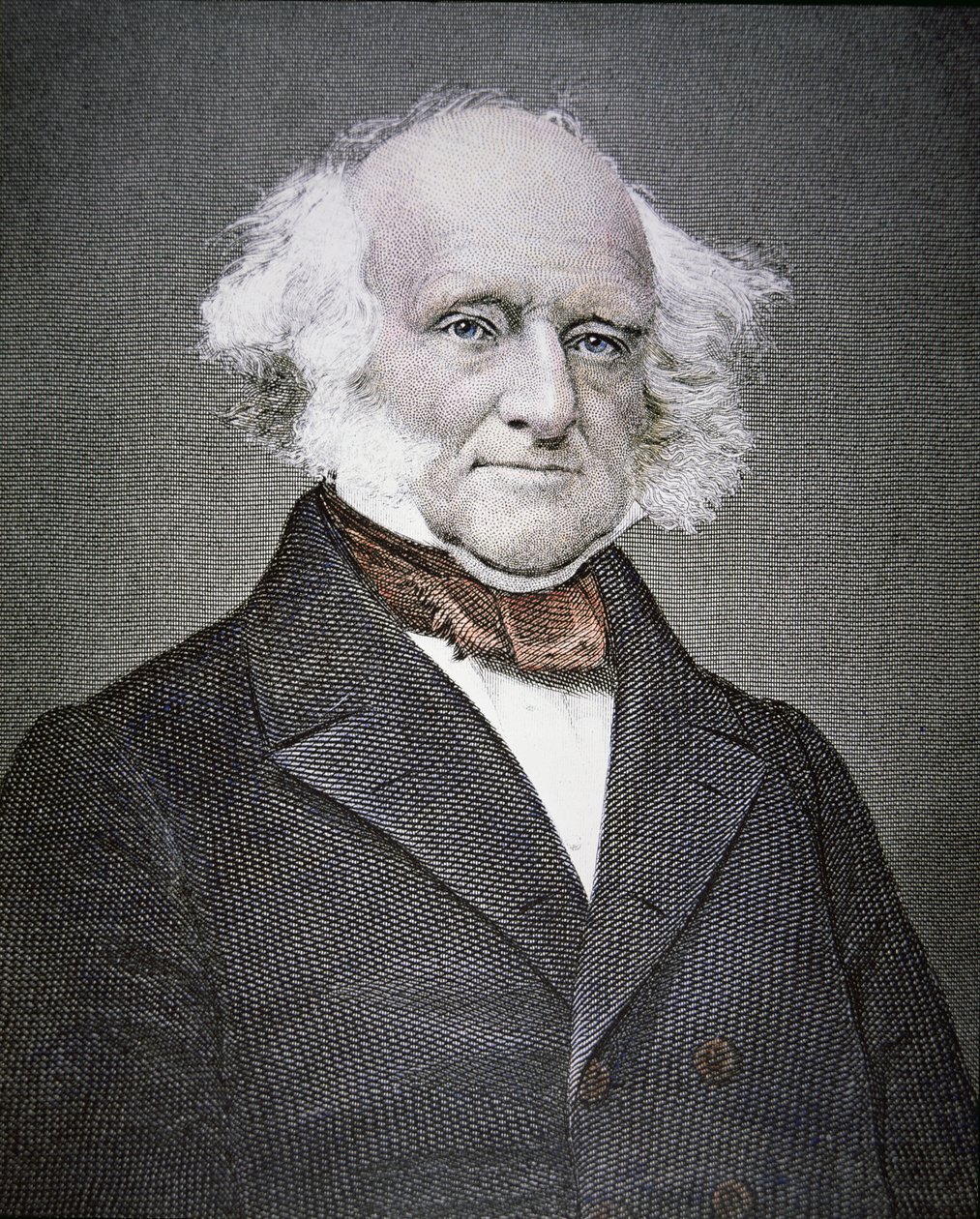 Martin van Buren (1782-1862) (színes metszet) alkotó: American School