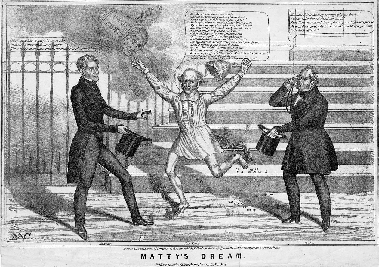 Mattys dream, kiadó: John Childs, New York, 1841 alkotó: American School