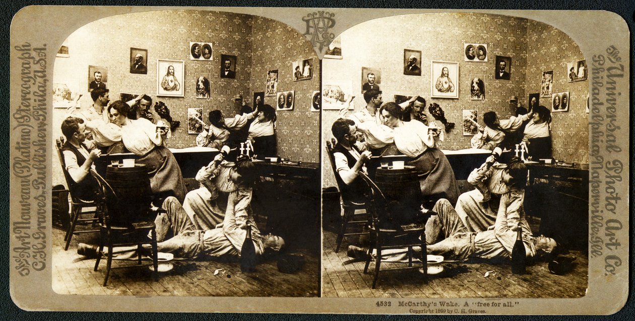 McCarthys Wake (3. rész), 1899 (sztereográf) alkotó: American School