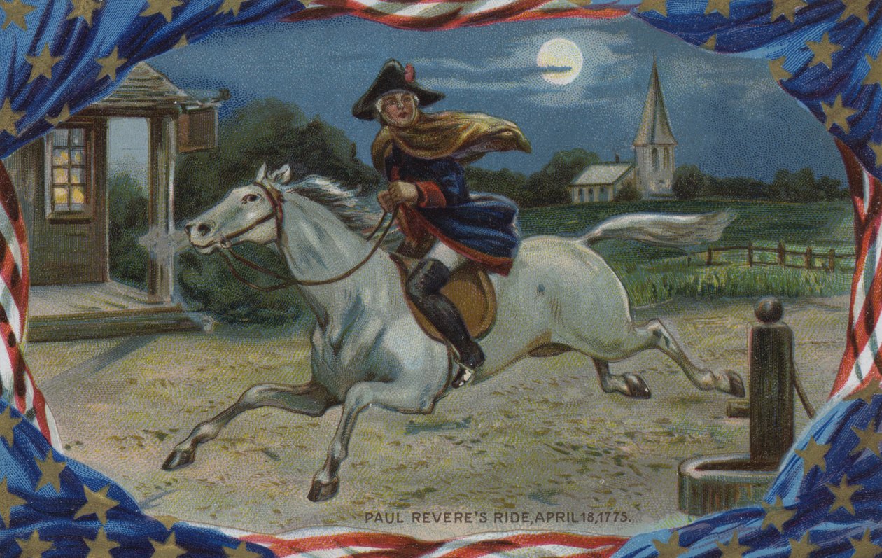 Memorial Day kártya, Paul Revere