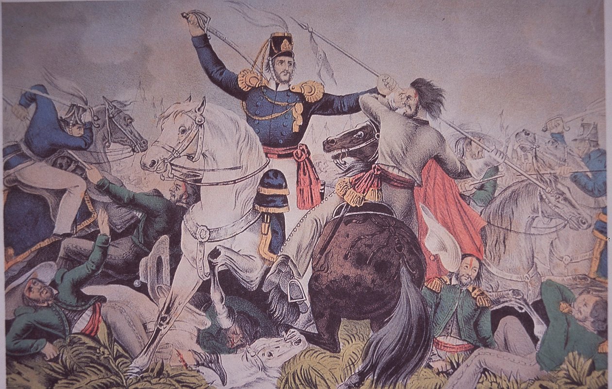 Mexikói-amerikai háború (1846-48), Harney ezredes harca a Veracruz melletti Madelinnél alkotó: American School