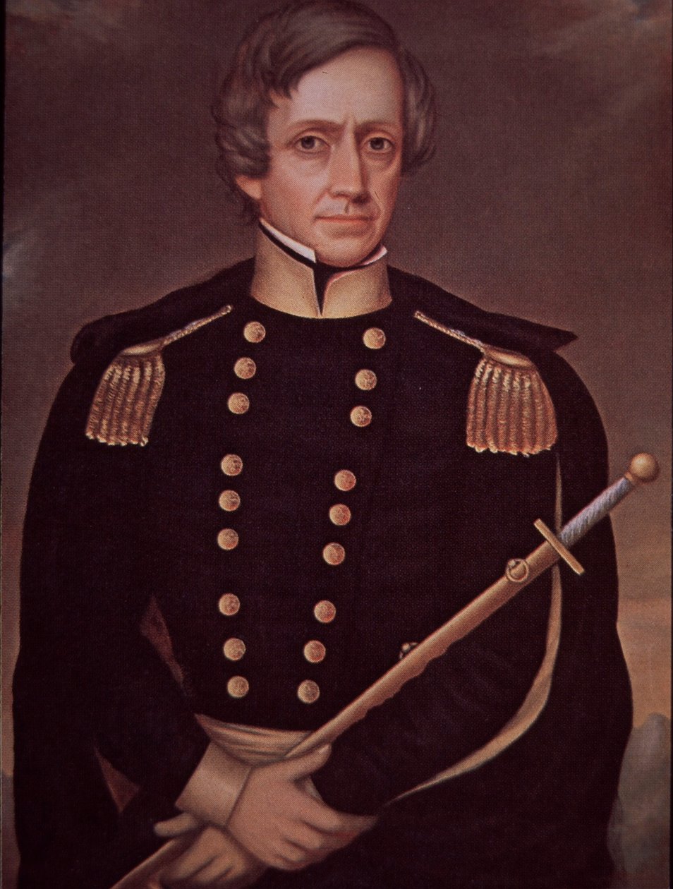 Mexikói-amerikai háború (1846-48), Stephen Watts Kearny tábornok, amerikai parancsnok alkotó: American School