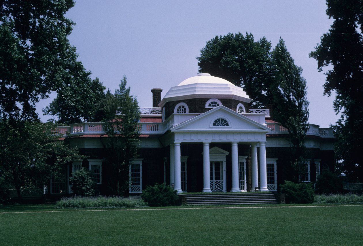 Monticello, Thomas Jefferson tervezte alkotó: American School