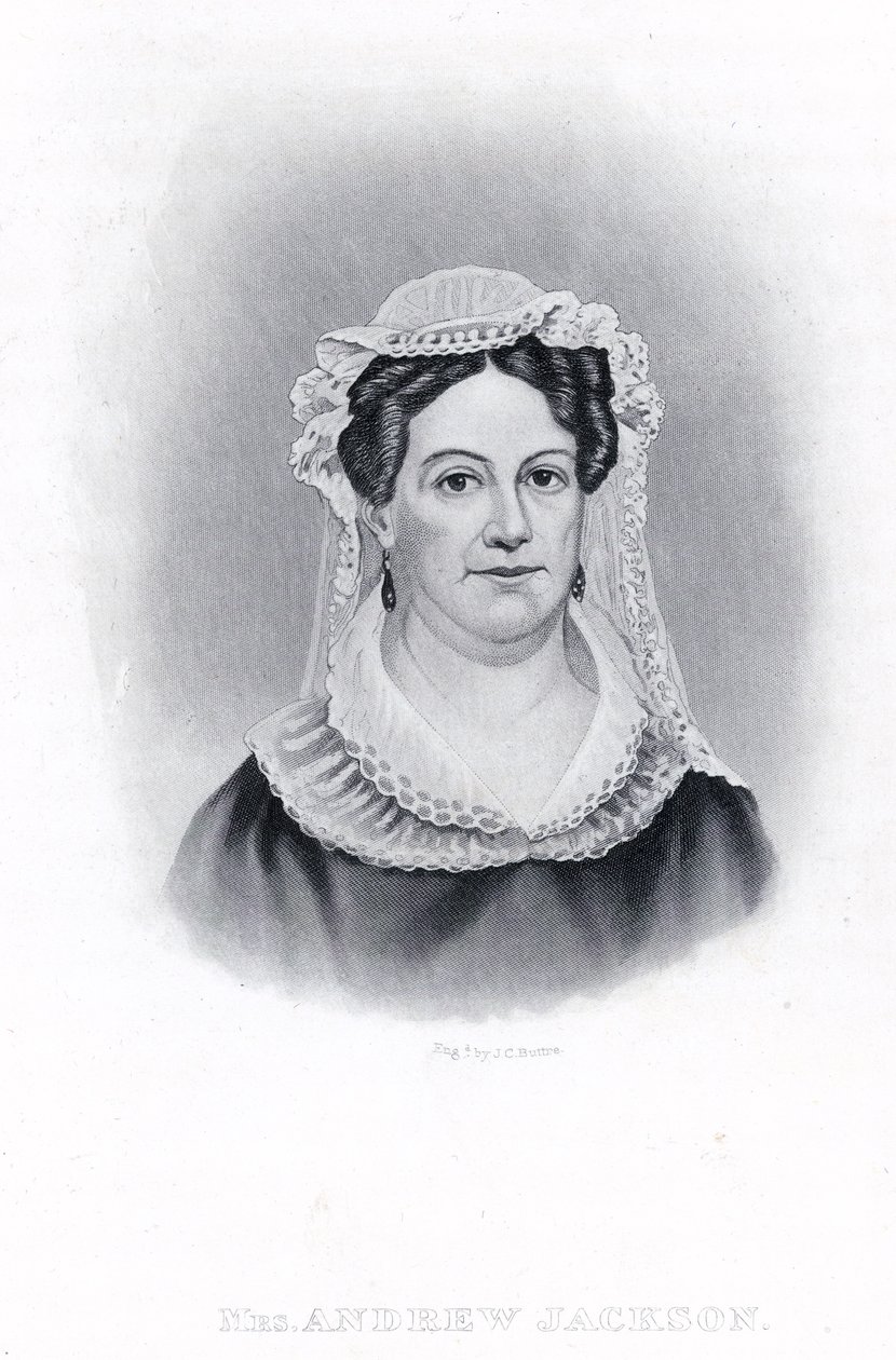 Mrs Andrew Jackson (metszet) alkotó: American School