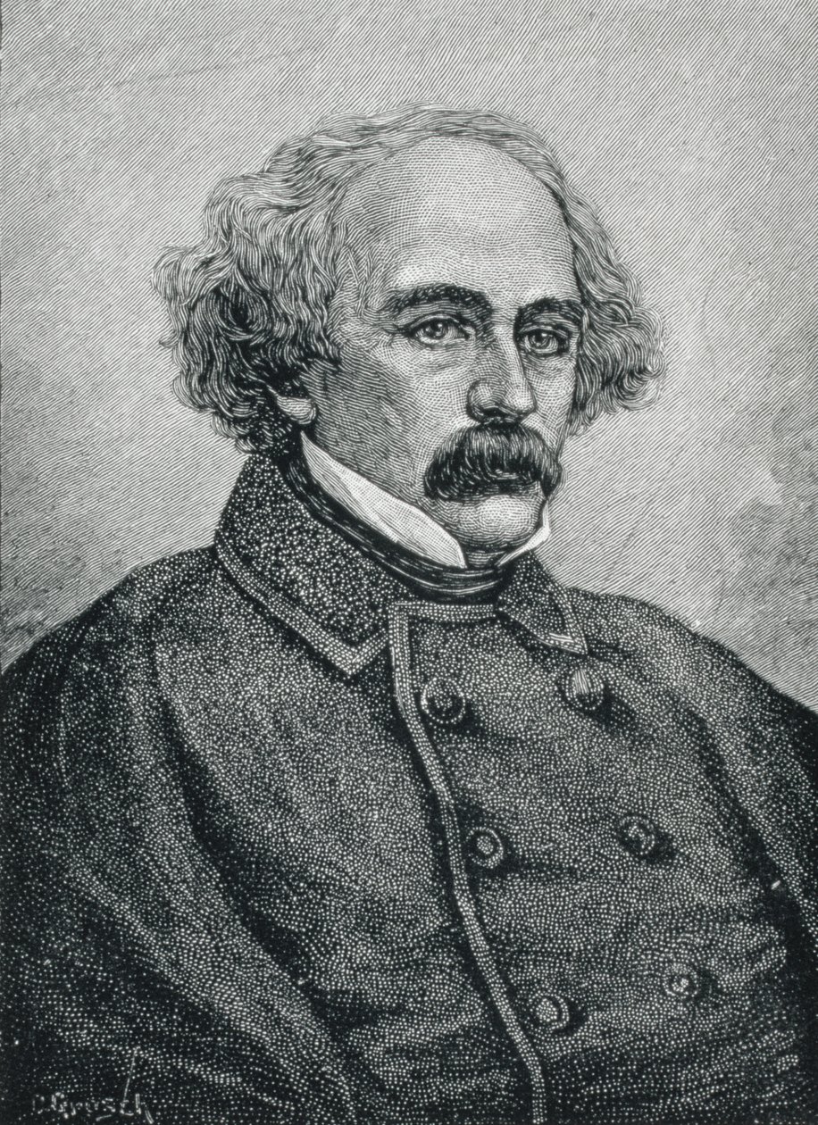 Nathaniel Hawthorne (1804-1864) amerikai író alkotó: American School