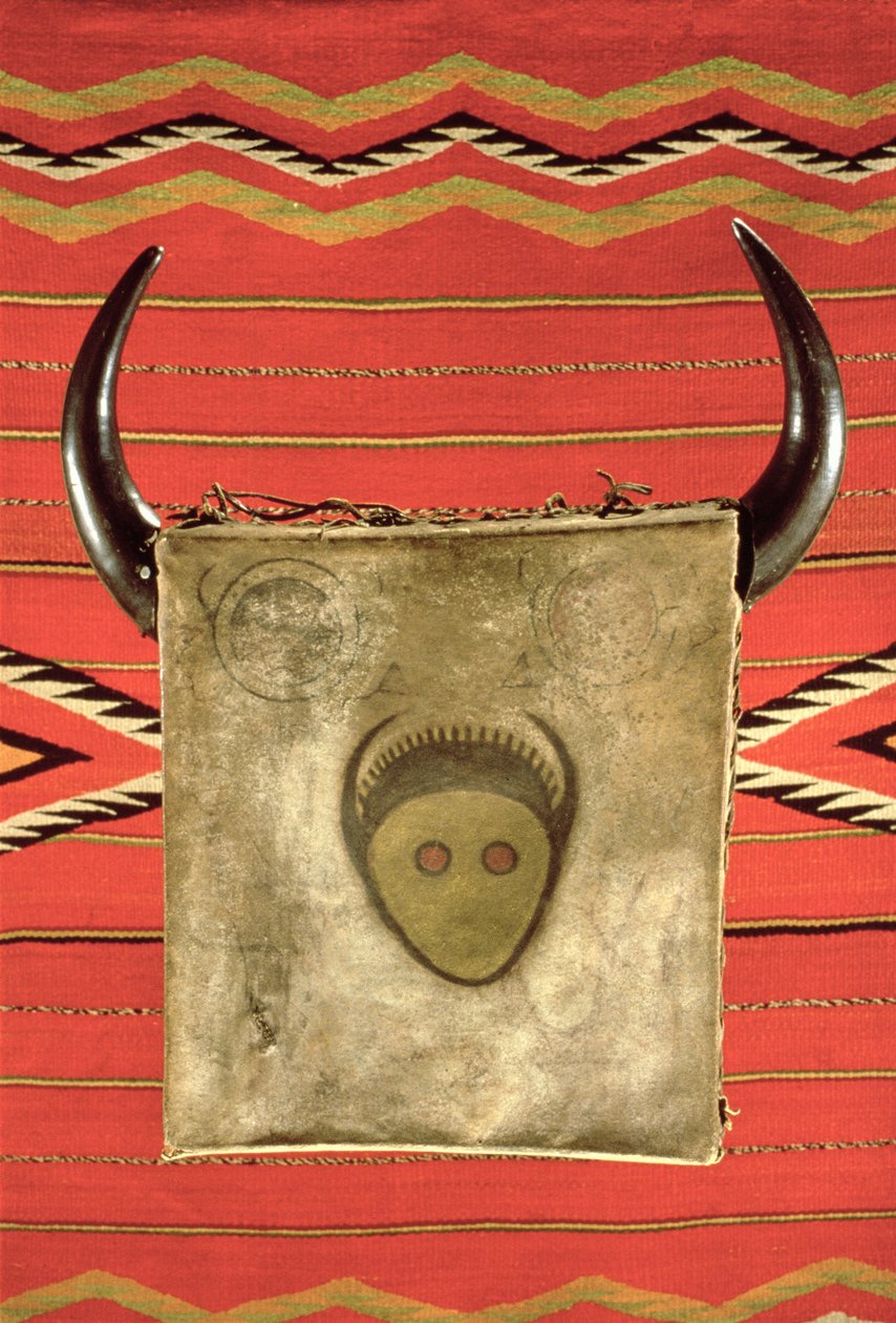 Navajo bivaly holdtakaró, Arizonából (gyapjú) alkotó: American School