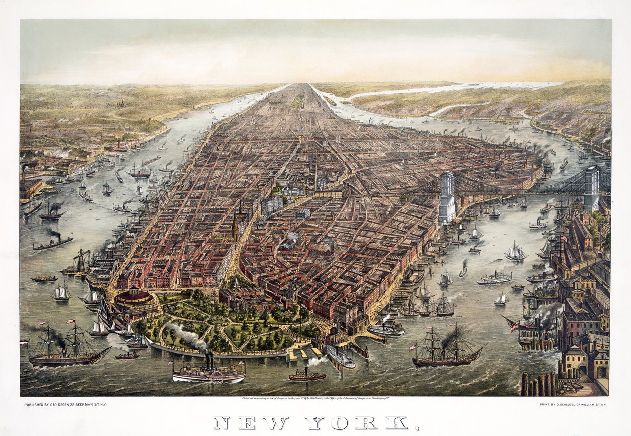 New York, 1873 alkotó: American School