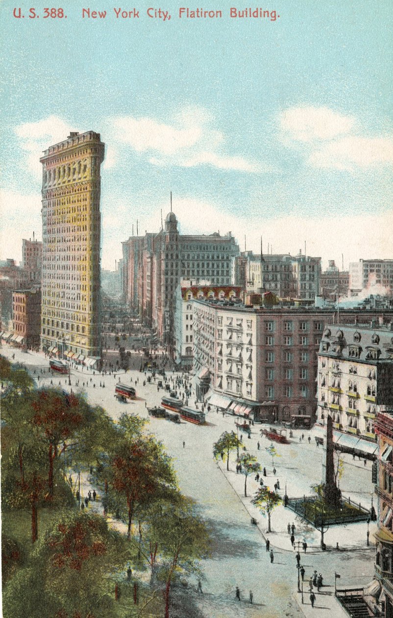 New York City, Flatiron Building alkotó: American School