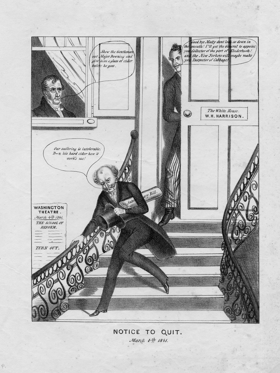 Kilépési értesítés: 1841. március 4 alkotó: American School