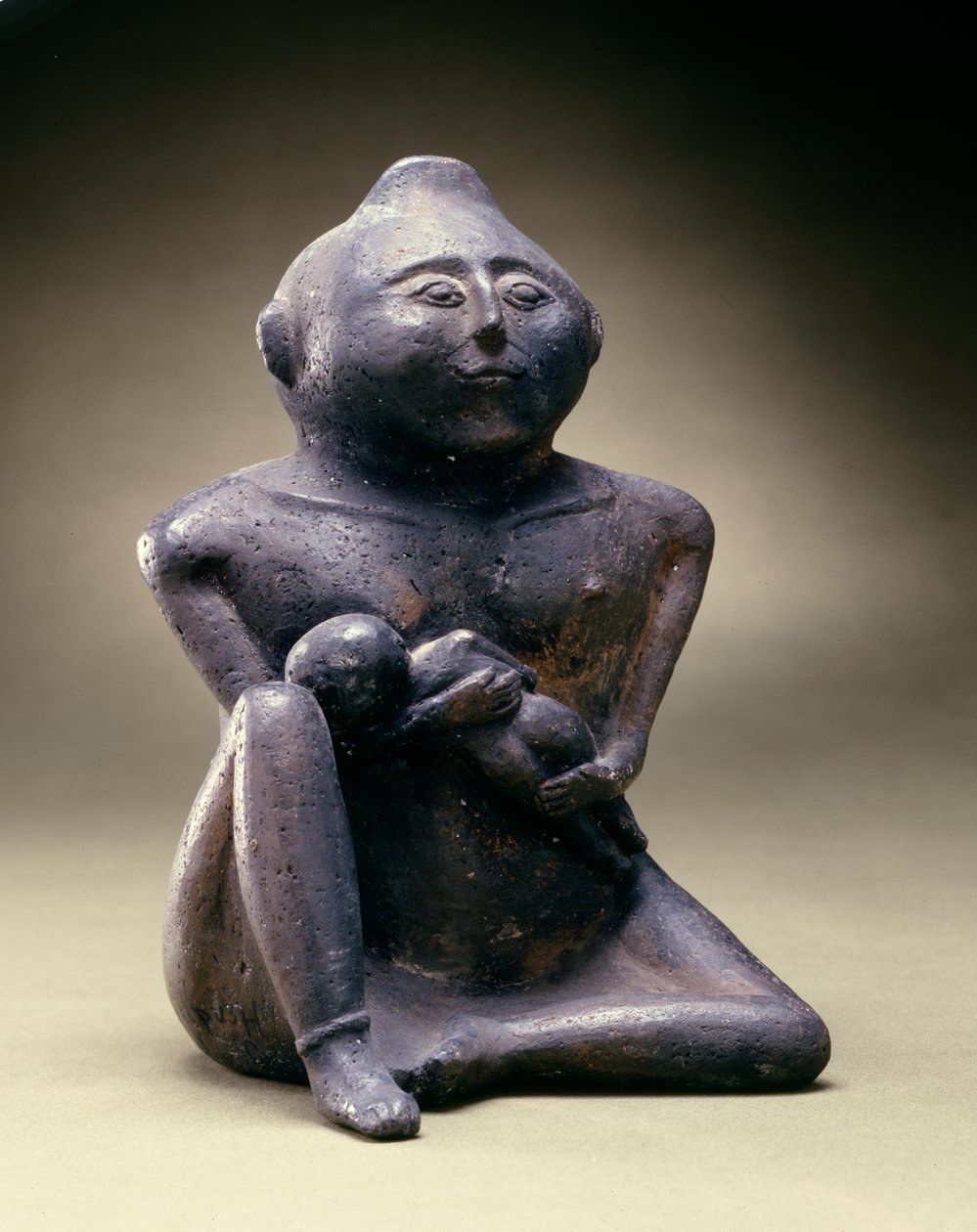 Szoptatós anya-képi üveg, Cahokia kultúra, Mississippi korszak, 1200-1400 (kerámia) alkotó: American School