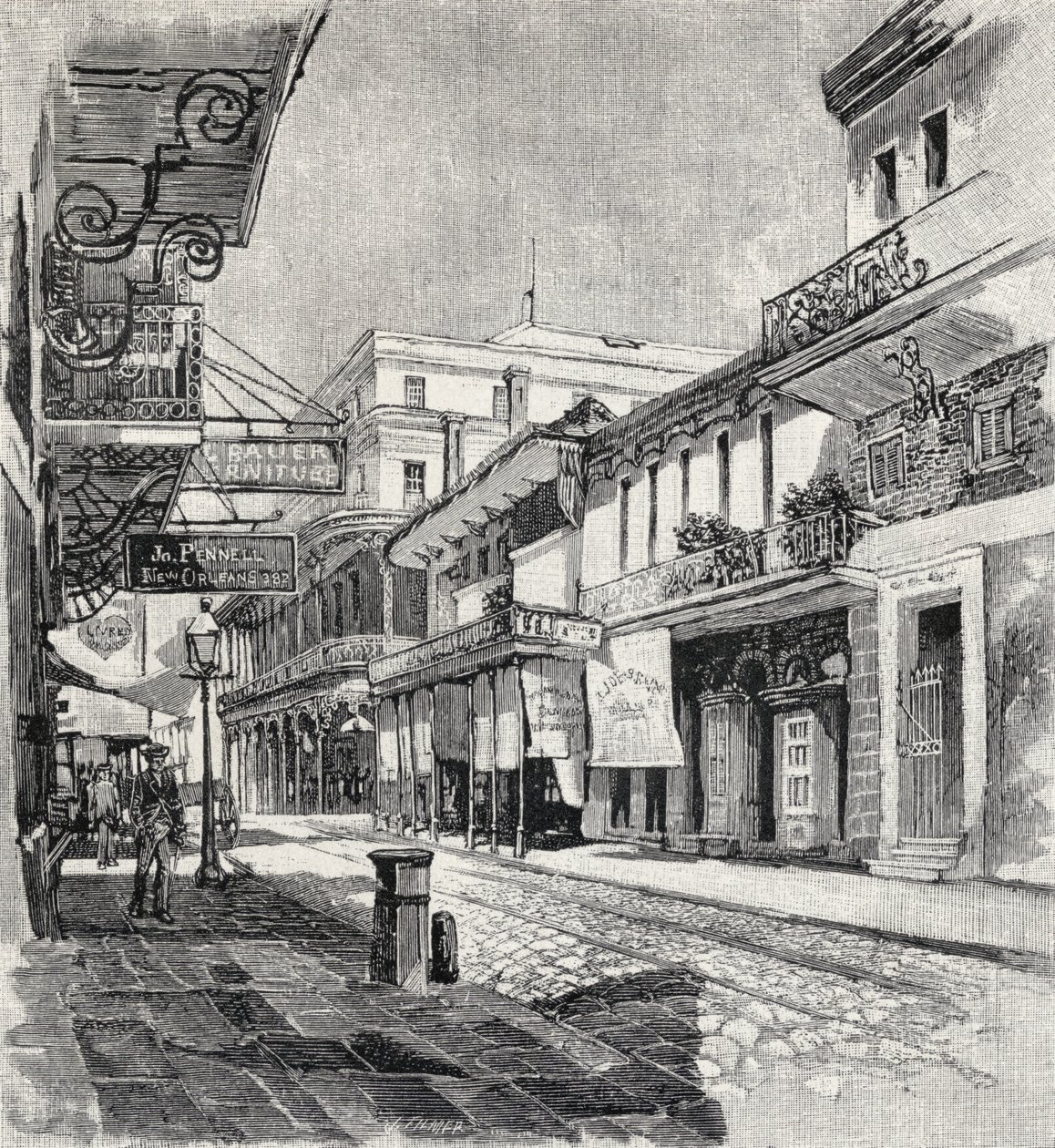 Old St. Louis Hotel, később The State House, New Orleans, a „The Century Illustrated Monthly Magazine”-ból, 1883. május–október alkotó: American School