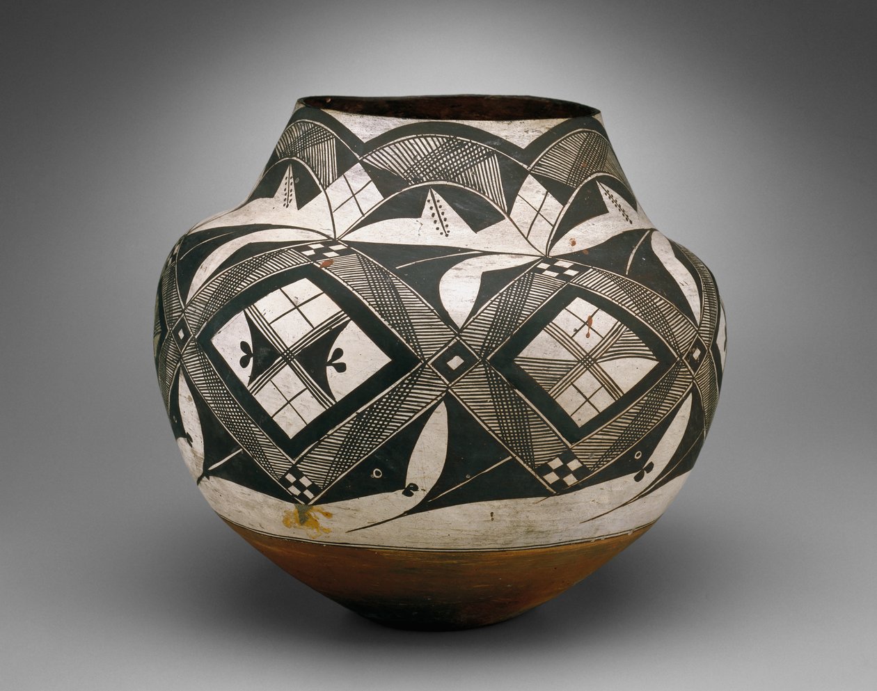 Fazék, Haaku, Acoma Pueblo (kerámia) alkotó: American School