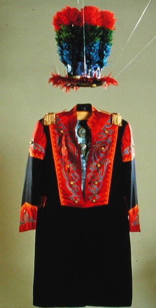 Osage női esküvői ruha, Oklahomából (textil) alkotó: American School