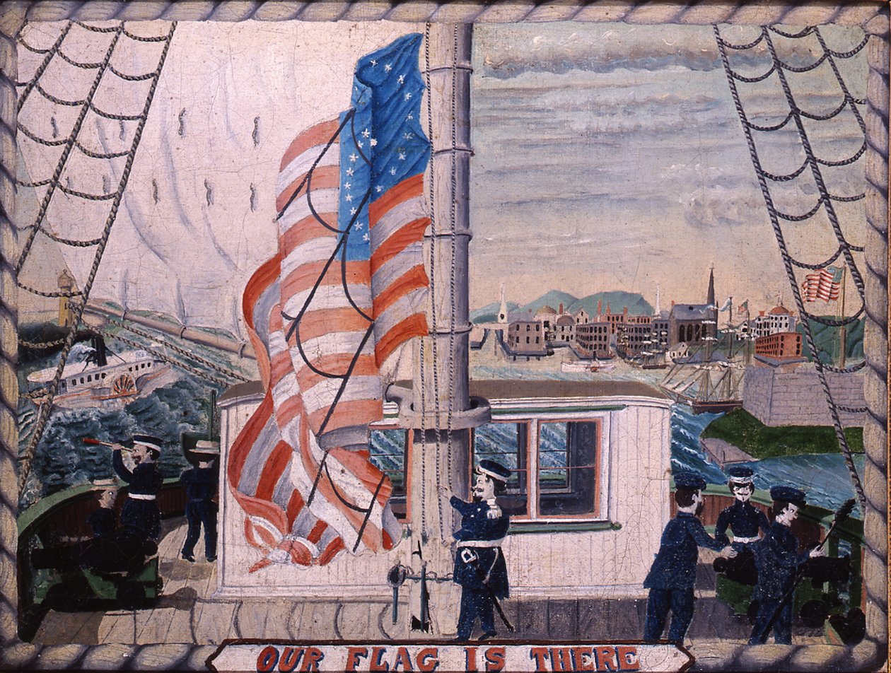 A zászlónk ott van: Fort McHenry, Baltimore, 1850-1900 alkotó: American School