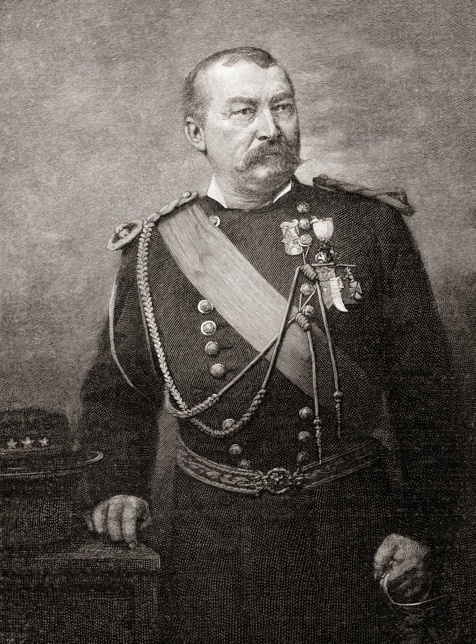 Philip Henry Sheridan, a „The Century Illustrated Monthly Magazine”-ból, 1884-ben (fametszet) alkotó: American School