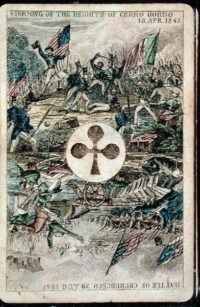 Játékkártya: Ace of Clubs (színes litho) alkotó: American School