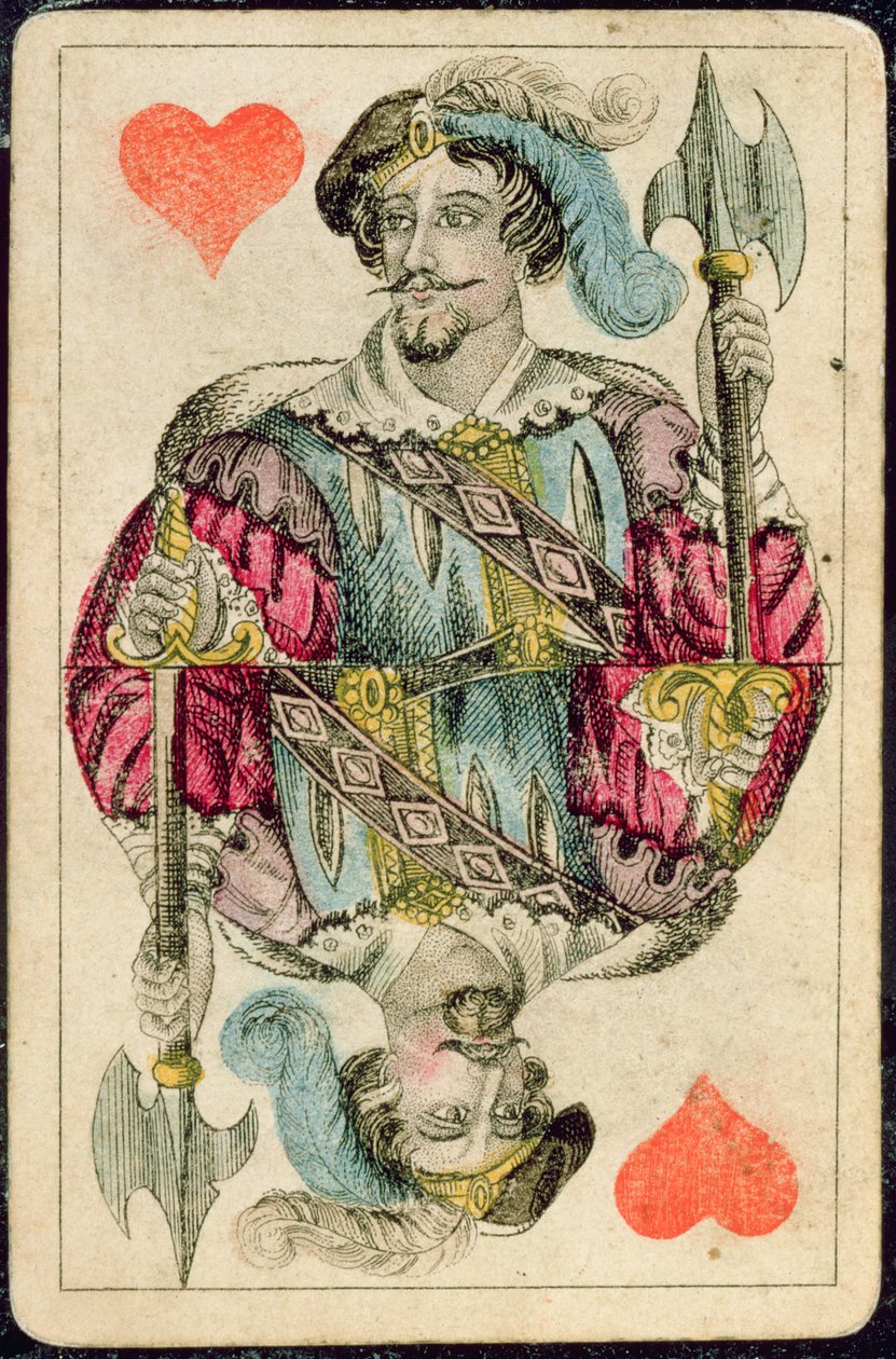 Játékkártya: Jack of Hearts alkotó: American School