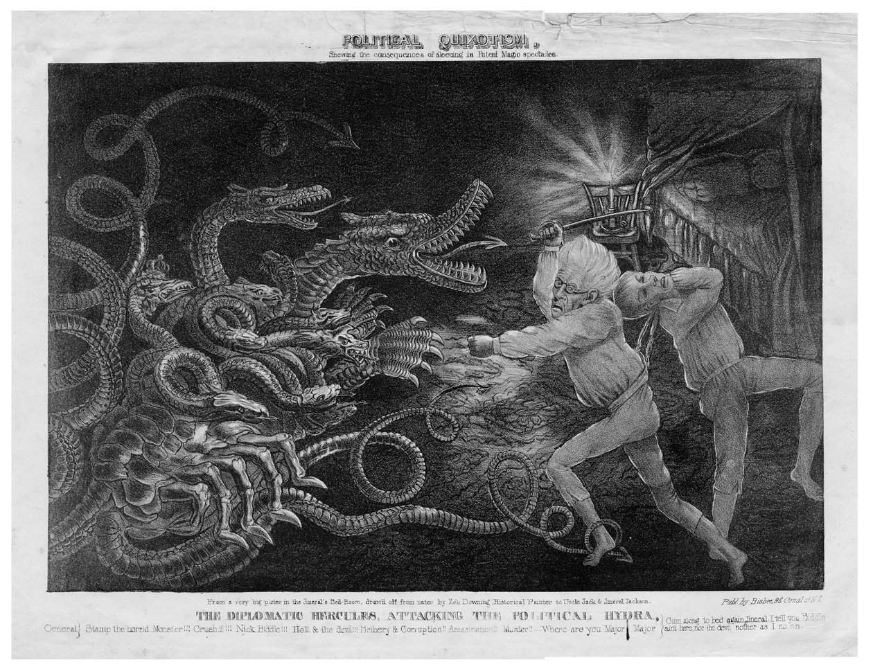 Politikai quixotizmus, 1833 körül alkotó: American School