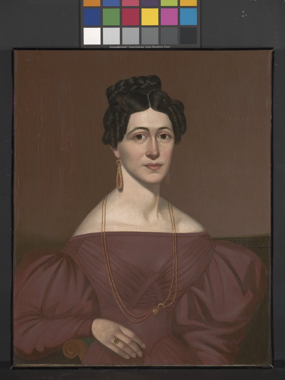 Eliza C. Ayres portréja (olaj, vászon) alkotó: American School