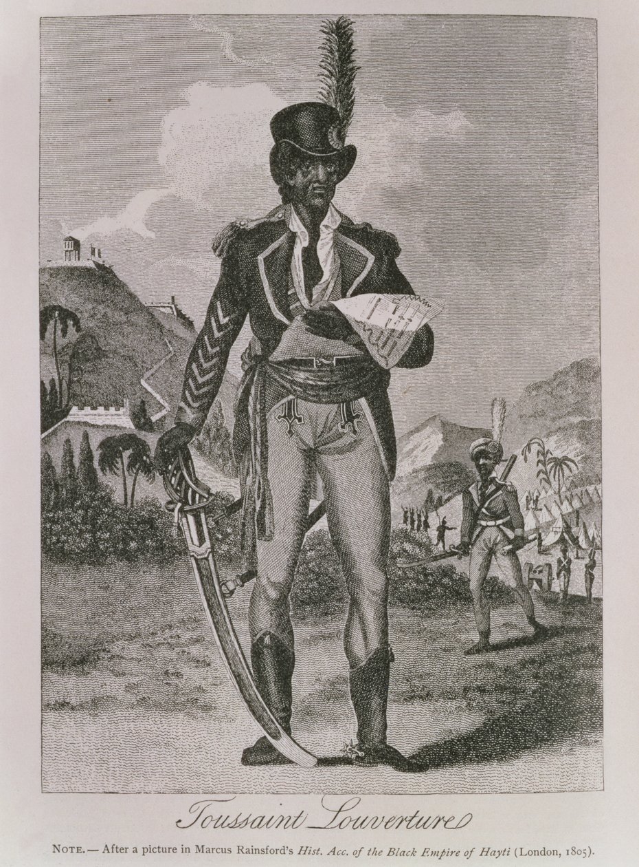 Francois Dominique Toussaint-Louverture (1743-1803 körül) portréja (metszet) alkotó: American School