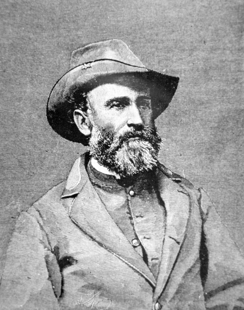Jubal A. Early tábornok portréja (litho) alkotó: American School