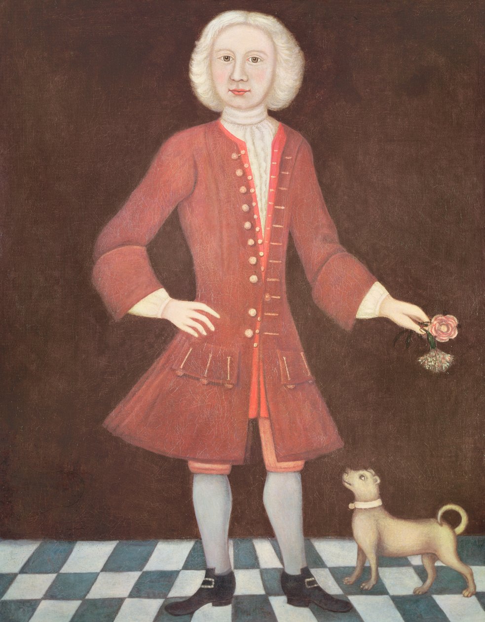 Jonathan Bentham portréja, 1725 körül alkotó: American School