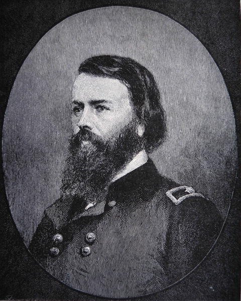 John Pope vezérőrnagy portréja (litho) alkotó: American School