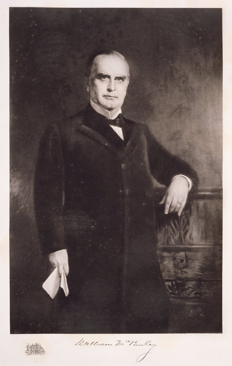 William McKinley portréja alkotó: American School