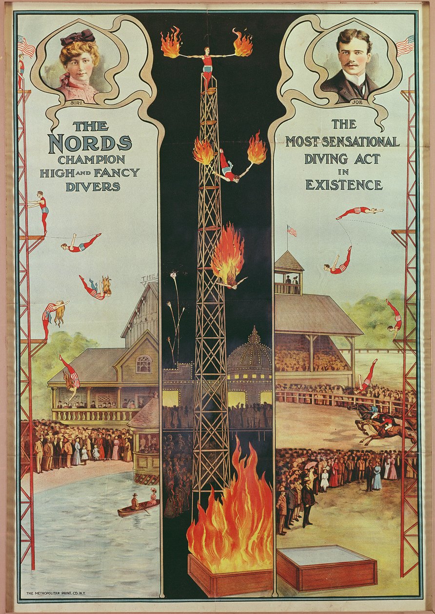 The Nords - Champion High and Fancy Divers reklámplakát alkotó: American School