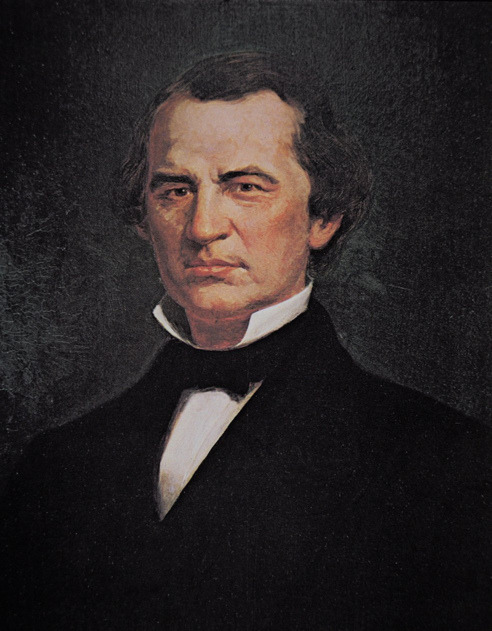Andrew Johnson elnök (1808-75) (színes litó) alkotó: American School
