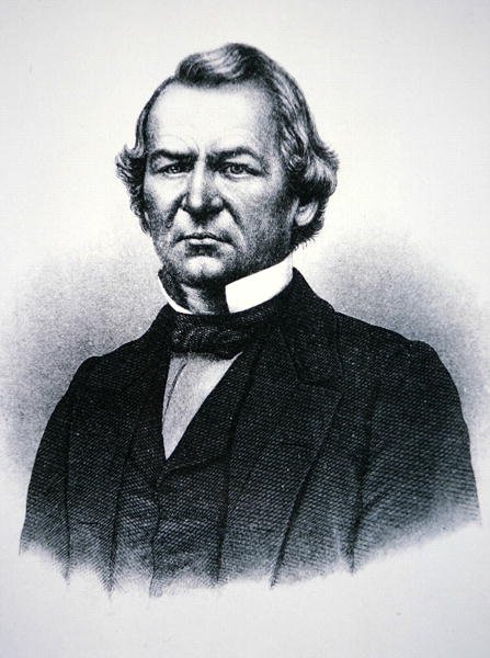 Andrew Johnson elnök (1808-75) (metszet) alkotó: American School