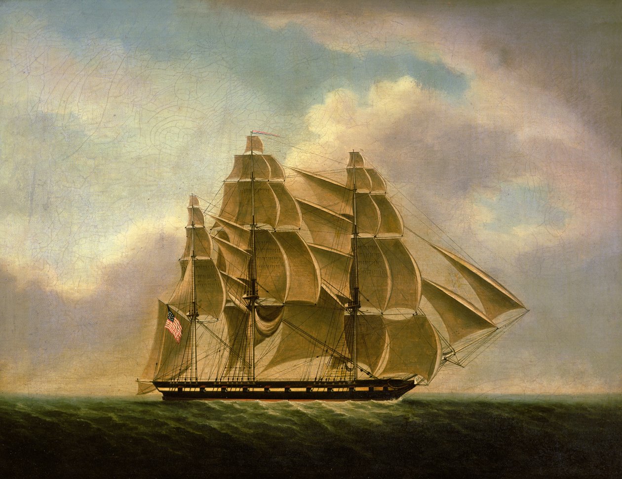 Jacob Jones közlegény (olaj, vászon) alkotó: American School