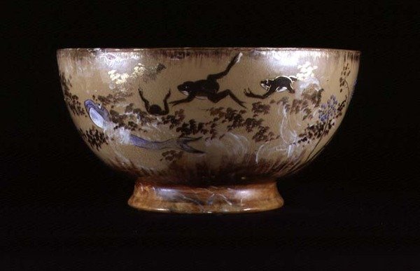 Punch Bowl a "paszta a pasztára" módszerrel, az Ohio állambeli Cincinnatiben található Rookwood gyárból alkotó: American School