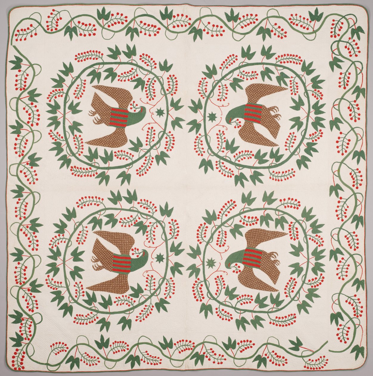 Paplan, 1840-50 körül (rátétes pamut) alkotó: American School