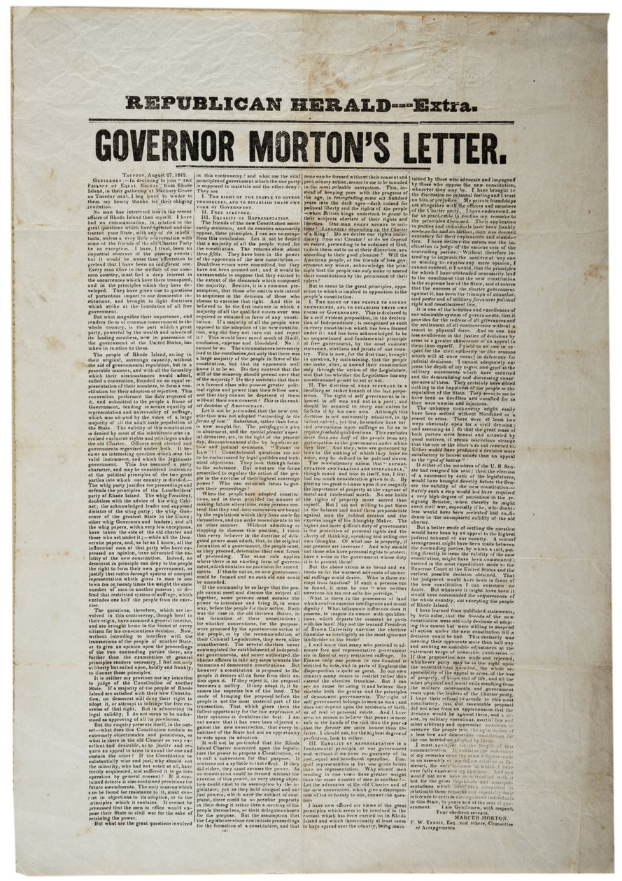 Republican Herald- Extra, 1842. augusztus 27 alkotó: American School