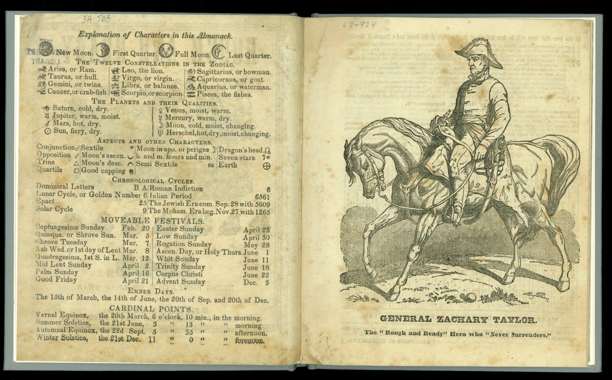 Durva és kész almanach 1848-ra, 1847-ben megjelent (nyomtatott) alkotó: American School