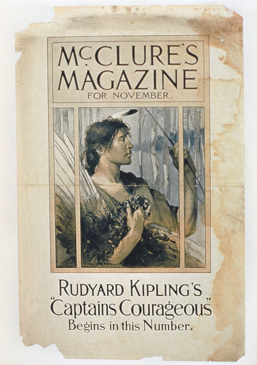 Rudyard Kipling Courageous kapitánya a Mcclure magazin novemberi számában alkotó: American School