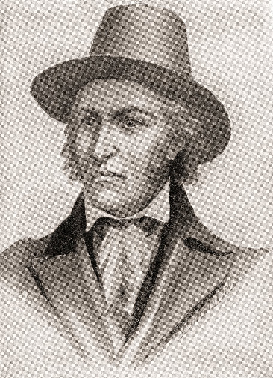 Samuel Chester Reid, az 1812-es háborúban egy magánhajó parancsnoka, a „Hazánk története” című művéből, 1905-ben (litho) alkotó: American School