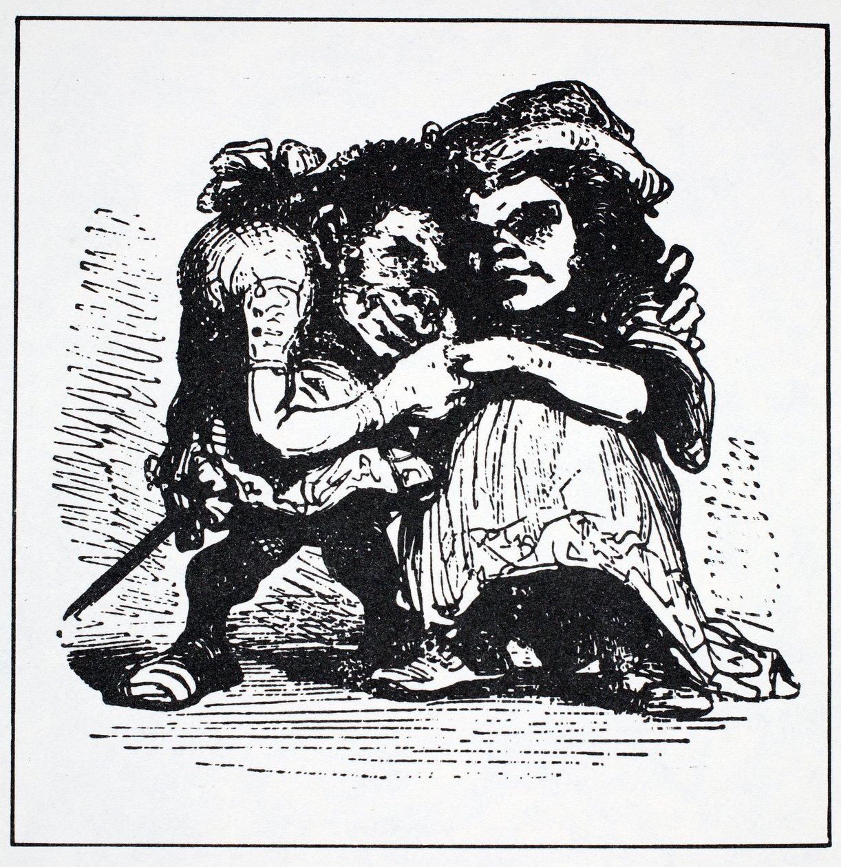 Skandináv tündék, Thomas Keightley (1789-1872) The World Guide to gnómok, tündérek, tündék és más kis emberek kalauzából, Megjelent 1880 (BW gravírozás) alkotó: American School