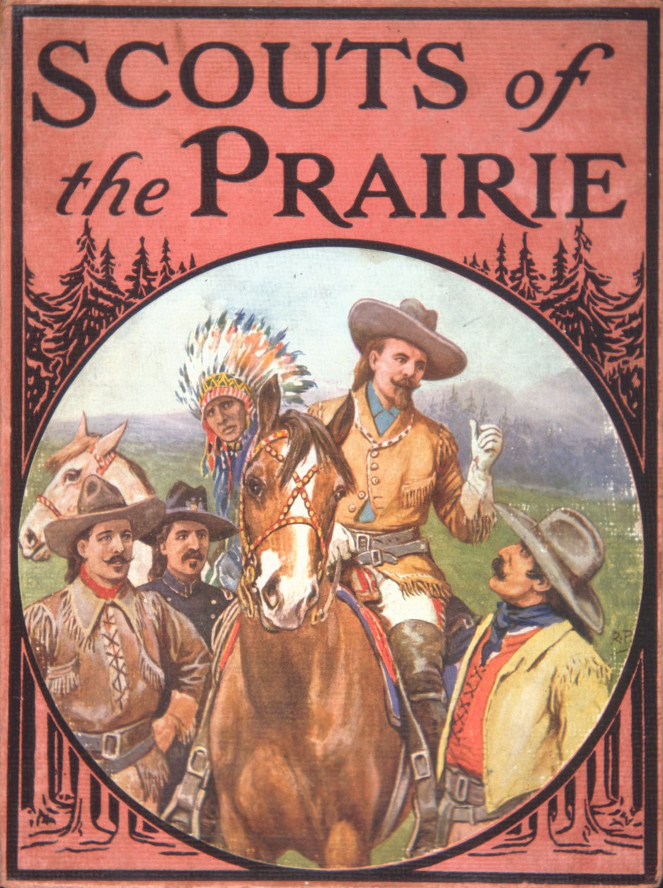 A préri cserkészei, 1900 körül (színes litó) alkotó: American School