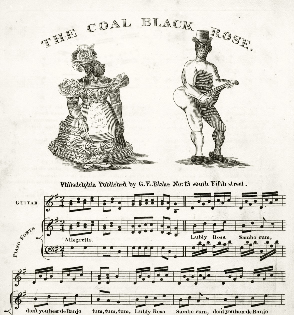 Kotta a The Coal Black Rose-hoz alkotó: American School