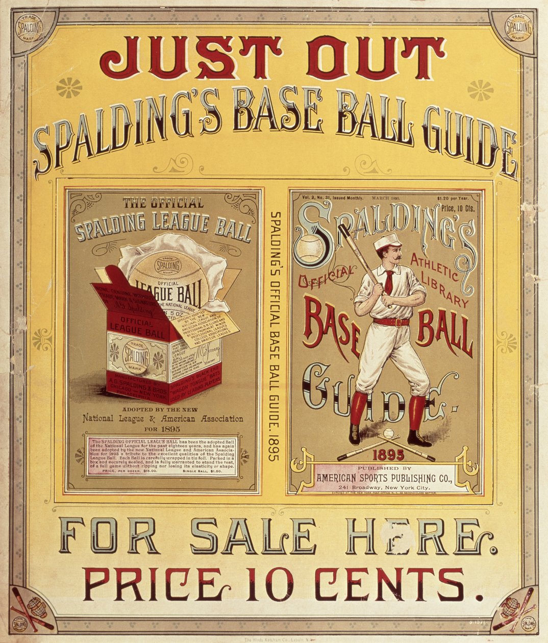 Spaldings Baseball Guide, 1895 alkotó: American School