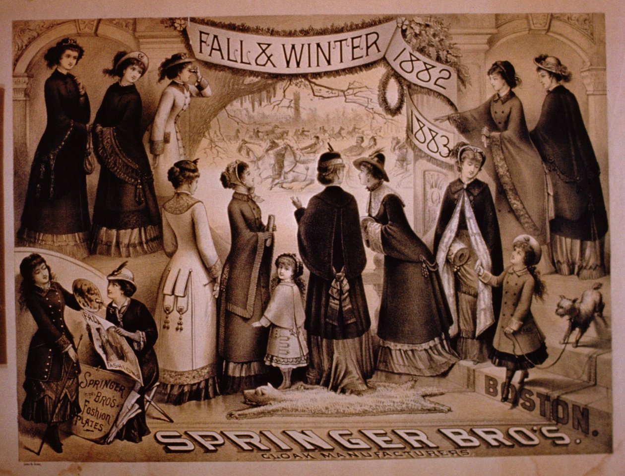 Springer Brothers, Boston, őszi és téli kollekció, 1882-83 alkotó: American School