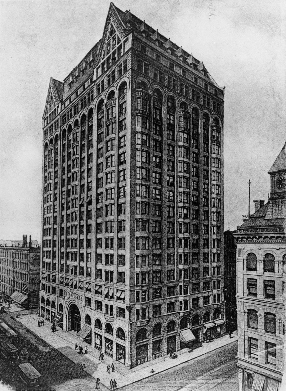 A Capitolium épülete, más néven szabadkőműves templom, Chicago, 1892-1939 alkotó: American School