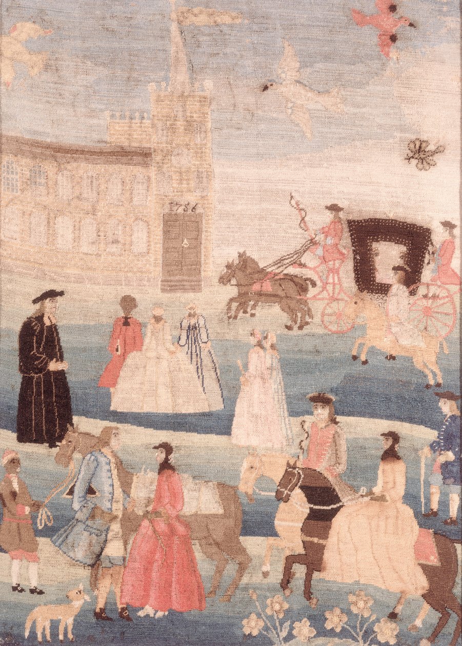 A Chandler esküvői kárpit, 1756 körül alkotó: American School